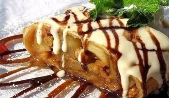 How to make strudel with apples - step-by-step recipes for dough and filling with photos Strudel types